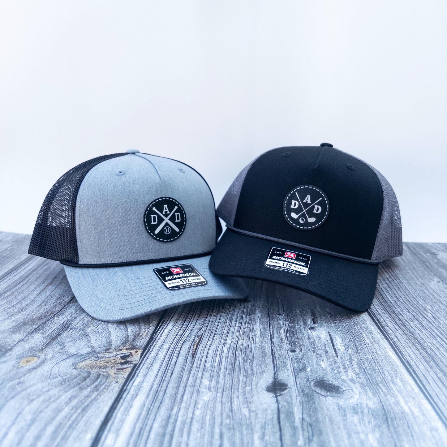Golf Dad Leatherette Patch Rope Trucker Hat